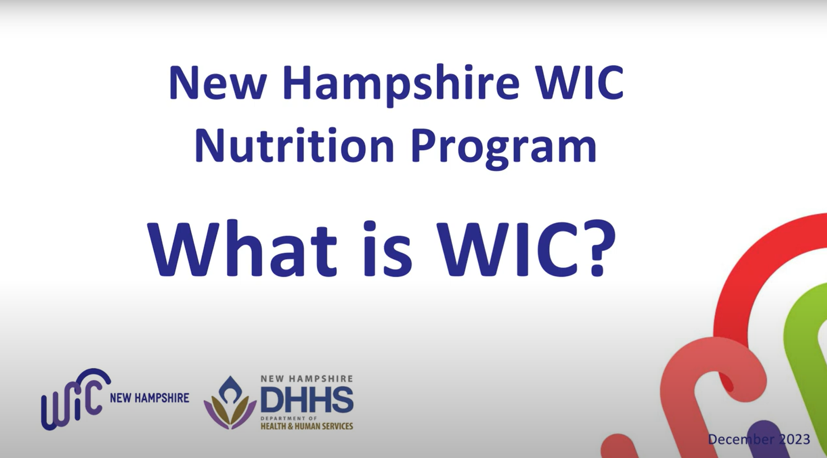 NH WIC: What is WIC?