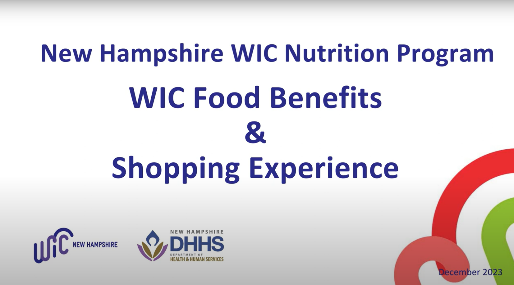 WIC Food Benefits & Shopping Experience