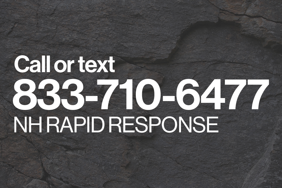 Call Rapid Response at 833-710-3477