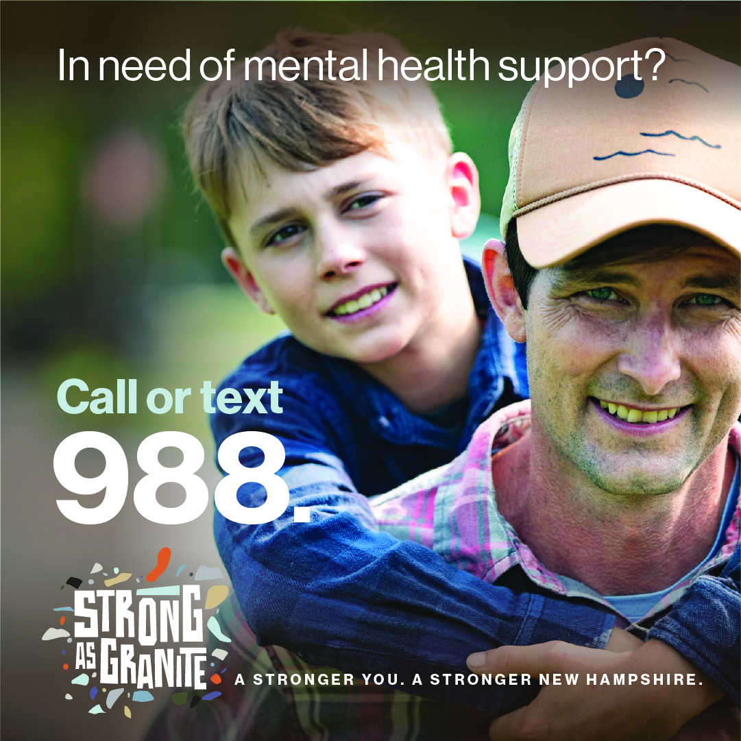 In need of mental health or substance use support? Call or text 988.
