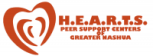 HEARTS peer support agency logo.